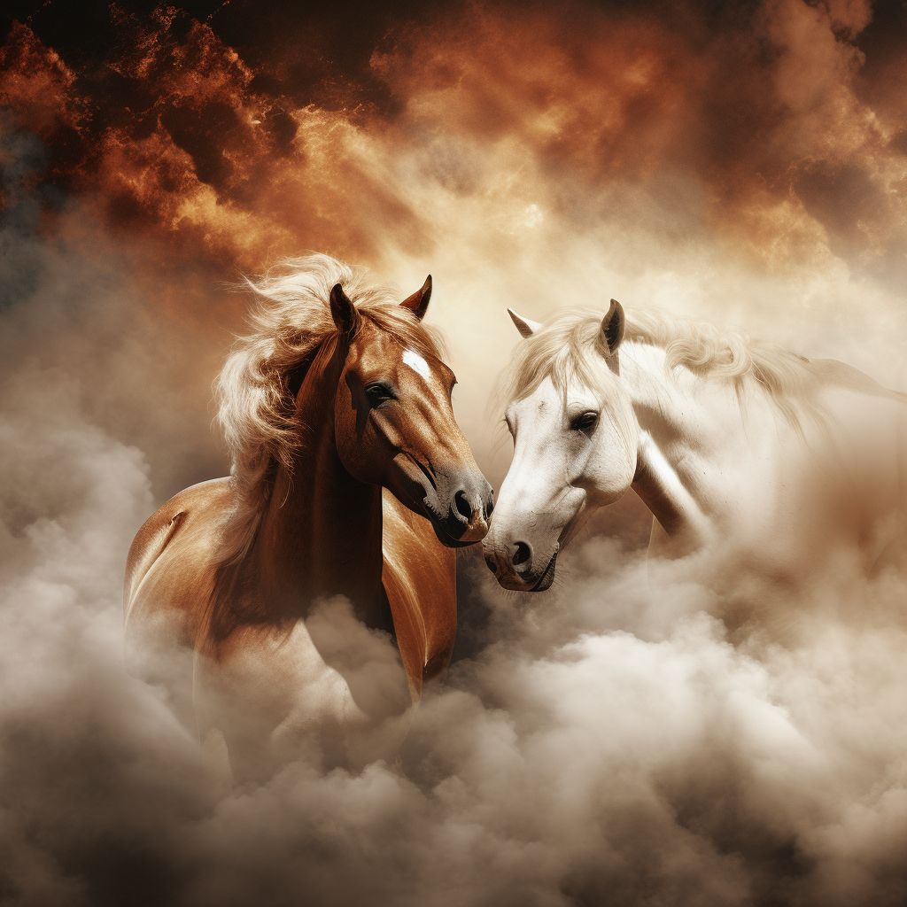 Фото Сонник две лошади